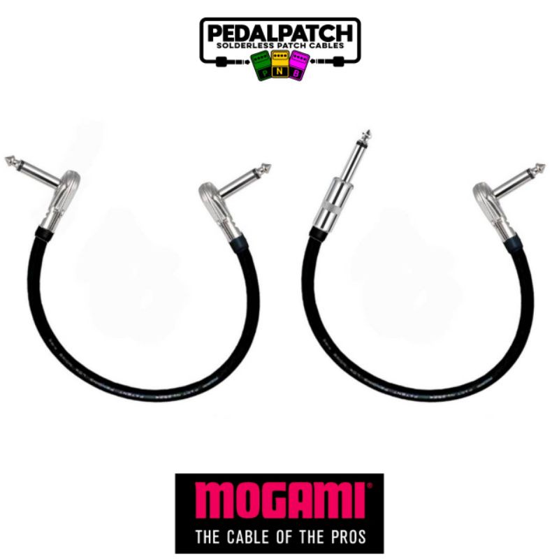 สายพ่วงเอฟเฟค PNB PATCH CABLE  รุ่น PANCAKE PLUG (SILVER) ใช้สายสัญญาณเสียง MOGAMI 2319 เลือกหัวเเละ