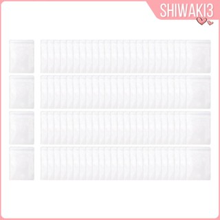 [Shiwaki3] ถุงซิปล็อค เปิดปิดได้ สําหรับเก็บเครื่องประดับ 100 ชิ้น