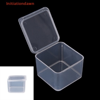 [Initiationdawn] New Small Travel Clear CG Transparent Storage Box Case PU Superhard Plastic