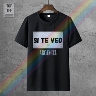 เสื้อคนอ้วน เสื้อทีเชิ้ต Arcangel เสื้อยืด Si Te Veo เสื้อยืดโกธเรโทร Tshirt โกธิคอีโมเสื้อยืดเสื้อยืดพังก์ฮิปปี้