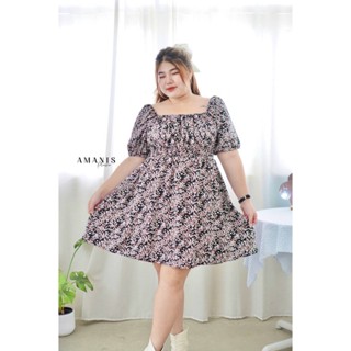 🔥Plussize🔥เดรสคนอ้วน🔥Freesize 40-50