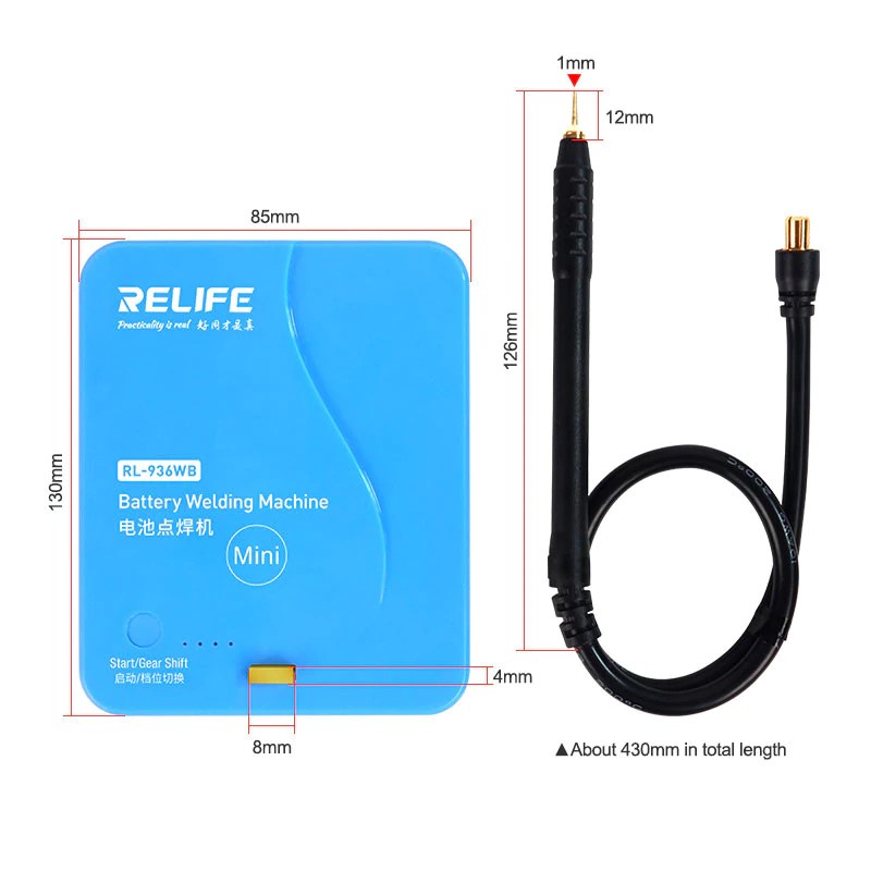 เครื่องเชื่อมแบบพกพา มินิ/Battery Spot Welding Mini SUNSHINE RELIFE RL-936WB เหมาะสำหรับซ่อมโทรศัพท์