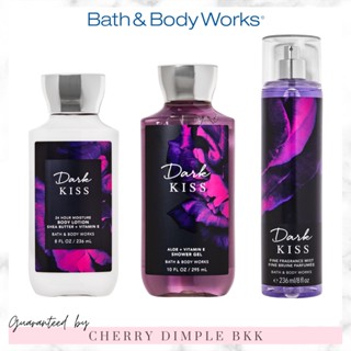 🍒ของแท้·ส่งไว·ถูก🍒BATH AND BODY WORKS Aromatherapy กลิ่นฮิต "DARK KISS" โลชั่น ครีมอาบน้ํา น้ำหอม เทียนหอม