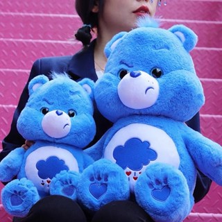 พร้อมส่ง/พรี ลิขสิทธิ์เกาหลีแท้ 💙ตุ๊กตาหมี แคร์แบร์ CARE BEARS Grumpy (รุ่นหน้าโกรธตาแก้ว) ขนาด 27,40 cm. งานป้ายขาว