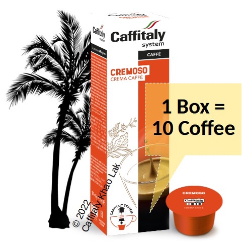 Cremoso Caffitaly Arabica Caffe Crema: 10 Capsules แคปซูลกาแฟ