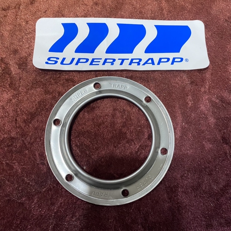 แผ่น Supertrapp มีโลโก้ สแตนเลส
