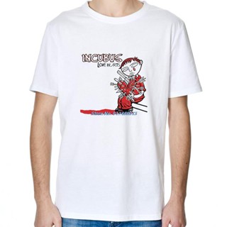 เสื้อยืดสไตล์เกาหลี Incubus-Camiseta de manga corta para hombre, ropa de calle de estilo clásico, Retro, Vintage