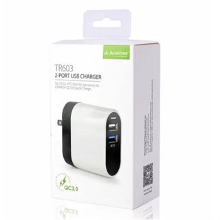 Avantree หัวชาร์จเร็ว QC3.0 23W USB 2-PORT Quick Charge Wall Charger Adaptor AV-CGTR-603-WBK TR603