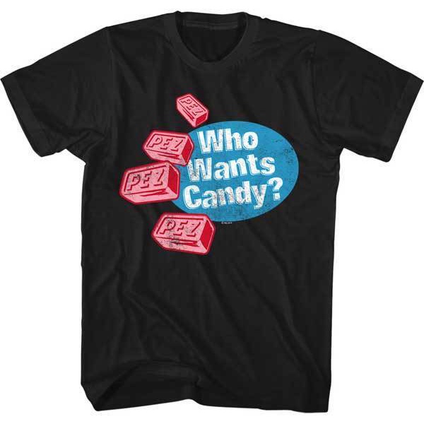 Pez Candies Who Wants Candy เสื้อยืดผู้ใหญ่