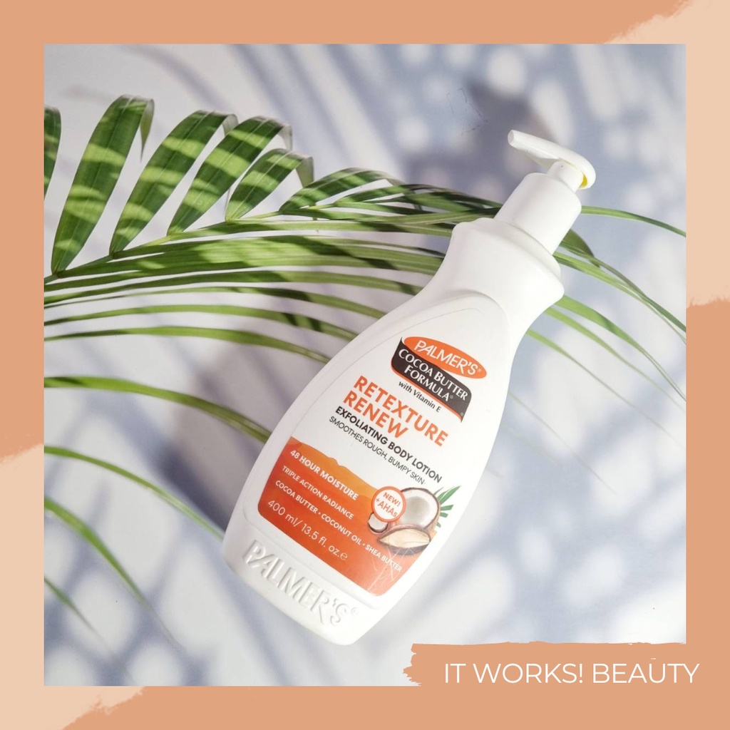 IT WORKS! Plamer's Retexture & Renew Exfoliating Body Lotion สูตรใหม่