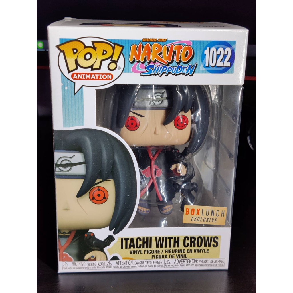 Funko pop แท้ 100% !!! Naruto : Itachi With Crows Sticker Box Lunch