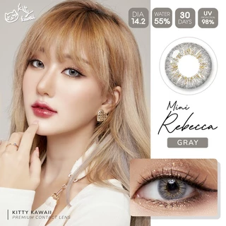 คอนแทคเลนส์ รุ่น Mini Rebecca Gray - คิตตี้ คาวาอิ Kitty Kawaii (Vial)