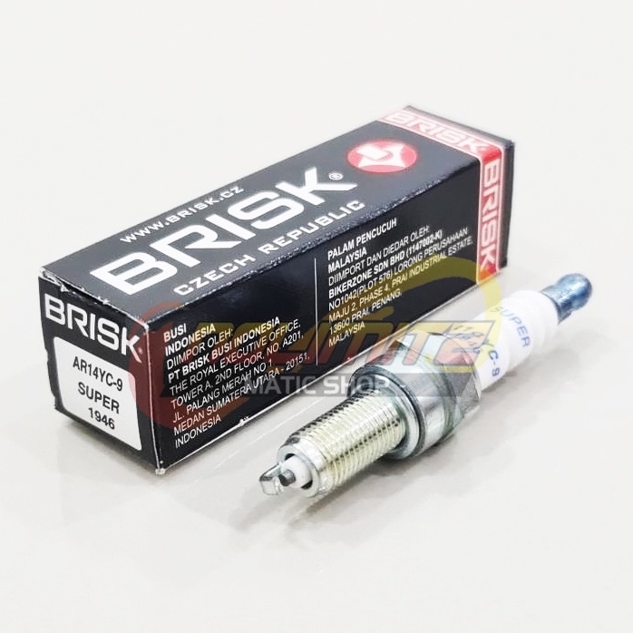 หัวเทียน Brisk AR14YC-9 Racing Copper Super Yttrium