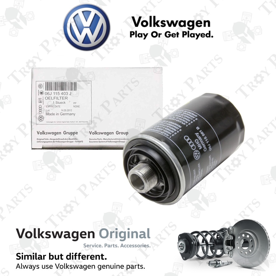 กรองน้ํามันเครื่อง Volkswagen Passat 1.8 2.0 TSI Golf MK6 Tiguan Audi Q5 A4 A6 (06J 115 403 J / 06J 