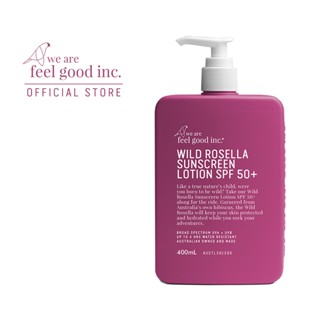 We Are Feel Good Inc. : Wild Rosella Sunscreen SPF 50+ ไวด์ โรเซลล่า ซันสกรีน โลชั่น เอสพีเอฟ 50+ ขนาด 400 มล.