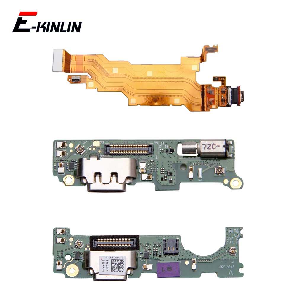 แท่นชาร์จ USB สายเคเบิลอ่อน สําหรับ Sony Xperia XA2 XA1 XZ3 XZ2 XZ1 XZS XZ Premium Compact Ultra Plus Parts