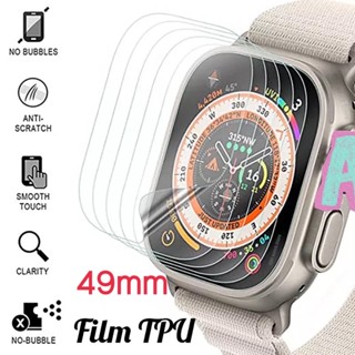 ฟิล์ม TPU สำหรับ A//pple Watch ultra 49MM สำหรับ iWatch Series ultra ฟิล์มนาฬิกา 49มม ฟิล์มสําหรับเเอเปิ้ลวอช