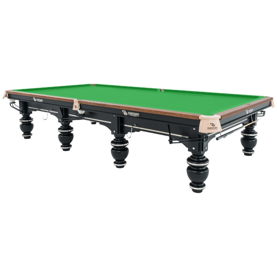 Rasson โต๊ะสนุกเกอร์ราสสัน รุ่นสตรอง 2 สีดำ มาตรฐานแข่งขันมืออาชีพ 12 ฟุต  Strong II Black Snooker Table 12ft