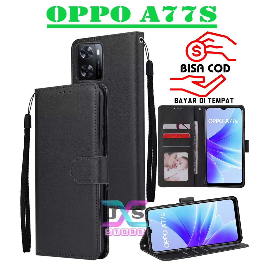HP BOOK COVER สําหรับ OPPO A77S / FLIP WALLET สําหรับ OPPO A77S / ซองหนังสําหรับ OPPO A77S / FOLDING
