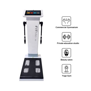 Quantum 8 Electrodes Gym Use Pharmacy Health Fat Measurement Analyzer Stand Body Composition Analyzer BMI Bio-impedance