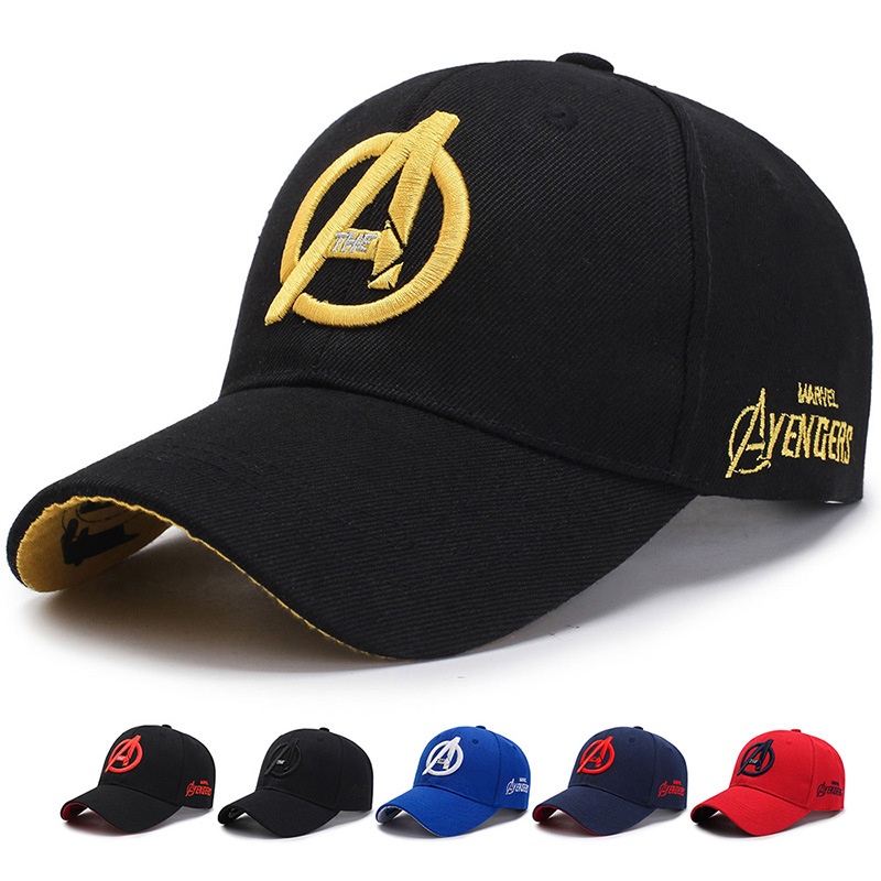 Disney Marvel The Avengers เบสบอลหมวกผู้ชายแฟชั่นอะนิเมะการ์ตูนหมวกสําหรับชายผู้หญิงหมวก Hip Hop ของขวัญคอสเพลย์