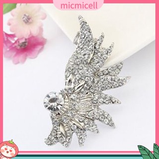 (micmicell) 1 เครื่องประดับต่างหูผู้หญิงสไตล์พังก์ Rhinestone