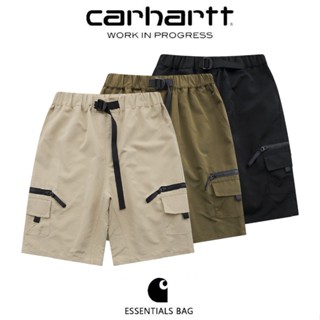 CARHARTT ชุดเสื้อกันลม กางเกงขาสั้น ทรงหลวม ขนาดเล็ก สไตล์สตรีท ลําลอง งานฝีมือ สําหรับตกแต่ง