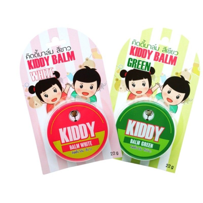 (อายุ3เดือนขึ้นไป) Kiddy Balm คิดดี้ บาล์ม บาล์มสำหรับเด็ก