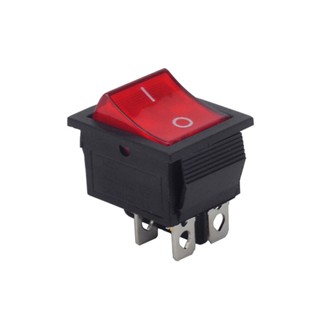 สวิทช์กระดก Rocker Switch KCD4-201/4P