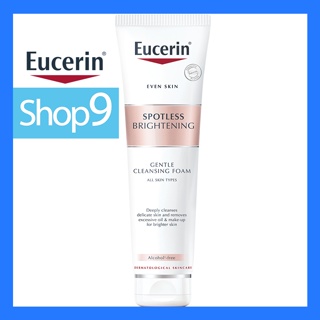 Eucerin Spotless Brightening Gentle Cleansing Foam 150g หมดอายุ 12/24 ยูเซอริน  ไบรท์เทนนิ่ง เจลเทิล คลีนซิ่ง โฟม