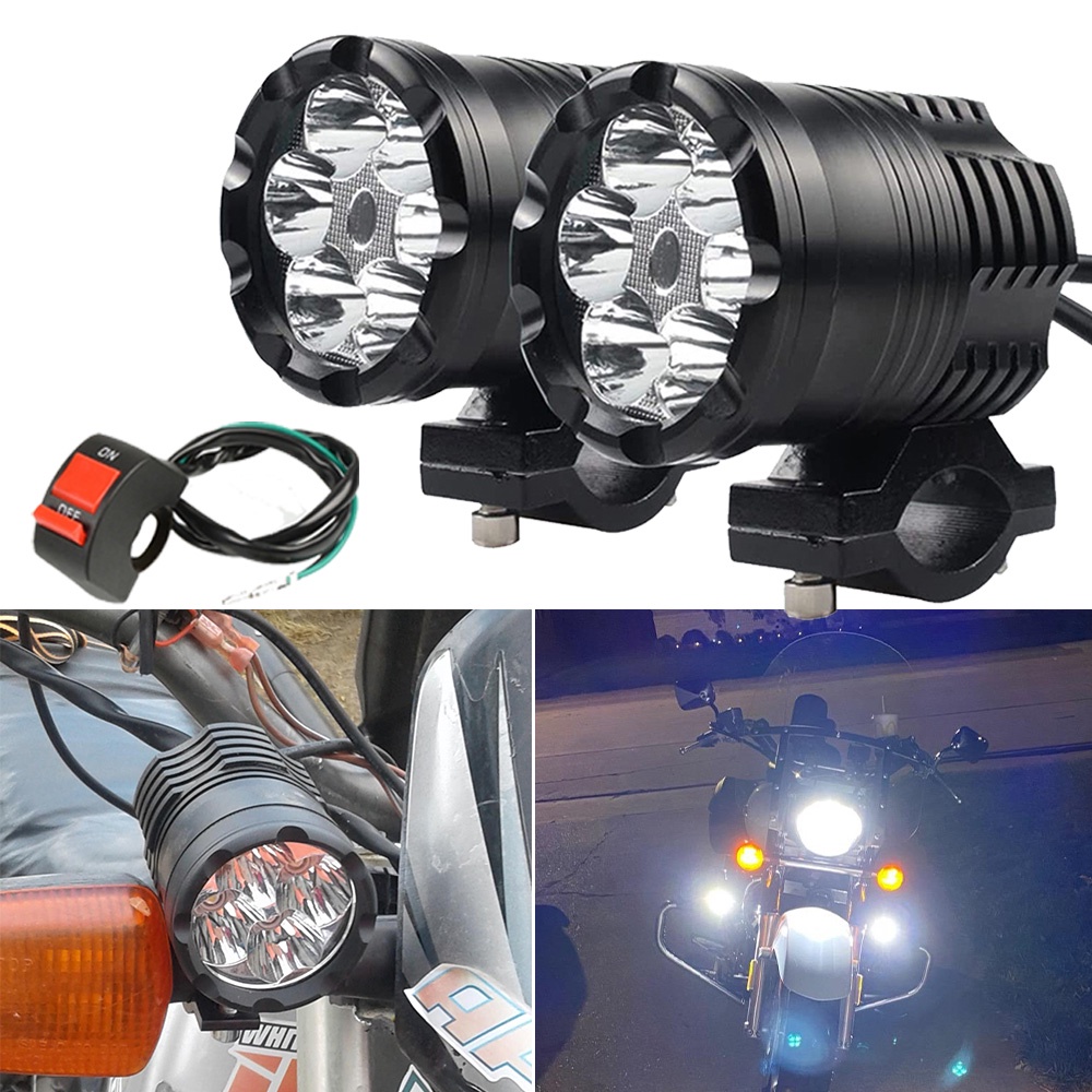 Auxiliary Motorcycle Headlights Moto Fog Lights Spotlight LED For Hyosung Gt650 Gv650 Gv250 Aquila 125 Gt250 Gt250R Gt G