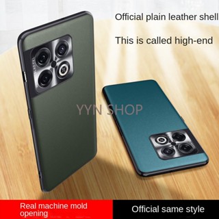 Yyn เคสโทรศัพท์มือถือหนัง โลหะ กันกระแทก สําหรับ OnePlus 10T 5G 10Pro ACE Pro