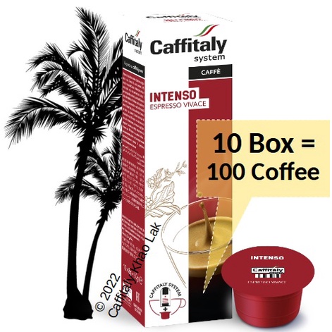 Intenso PACK10 Caffitaly Espresso Vivace: 100 Capsules