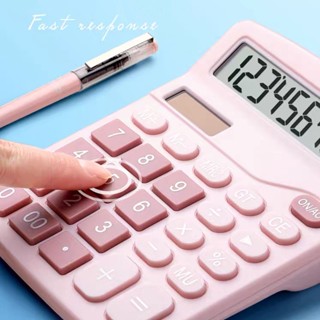 ♠️calculator ♠️ Specialthing เครื่องคิดเลข 12 หลัก สีพาสเทล 12 Digits Electronic Calculator