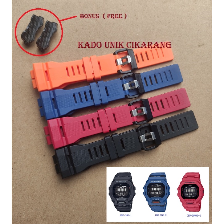 สายนาฬิกาข้อมือ สําหรับ Casio G-Shock Watch (3506) GBD-200 GBD200 GBD-200-1DR GBD-200-1