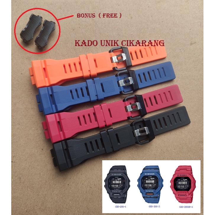สายรัดสําหรับ Casio G-Shock (3506) GBD-200 GBD200 GBD-200-1DR GBD-200-1 Bonus Wing Strap นาฬิกา