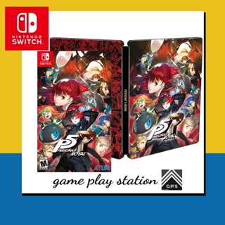 nintendo switch persona 5 the royal ( english ) zone 2 / zone 1  / us+steelbook /