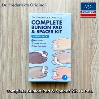 Dr.Frederick’s Original® Complete Bunion Pad &amp; Spacer Kit 14 Pcs. ชุดซิลิโคนดัดนิ้วเท้า ปรับนิ้วเท้า คละแบบ