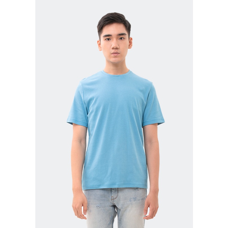 MANZONE LOWKEY เสื้อยืดแขนสั้น - สีฟ้า