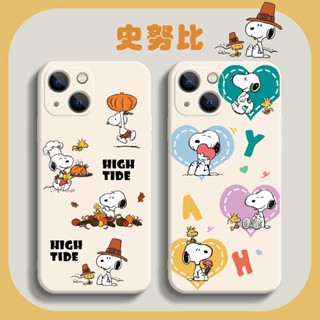 Snoopy เคสไอโฟน iPhone 8plus 13 11 12 pro max Xr Xs X max 14 pro phone case iPhone 7 8 เคส 7 8พลัส TPU cover นิ่ม