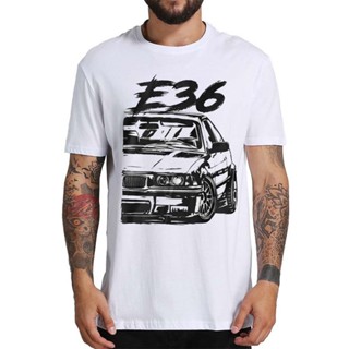 เสื้อผ้าผชLsmtx1 เสื้อยืดผ้าฝ้าย พิมพ์ลาย Bmw E36 สไตล์วินเทจ พลัสไซซ์ สําหรับผู้ชายS-5XL