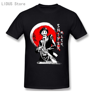 เสื้อขาว High Rise Invasion Tenkuu ชินปันอะนิเมะเสื้อยืดแขนสั้นคุณภาพสูงผ้าฝ้ายคอกลม t-shi สําหรับผู้ชาย