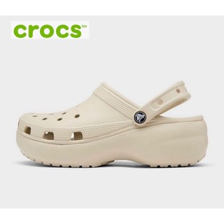 Crocs แพลตฟอร์มคลาสสิก / ใหม่ Crocs แพลตฟอร์ม / รองเท้าแตะ สําหรับผู้หญิง