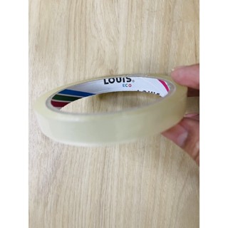 Louis Tape 1/2” 3/4” แกน 3” ยาว 45 หลาเทปใสโอพีพี หลุยส์เทป สก็อตเทปใส