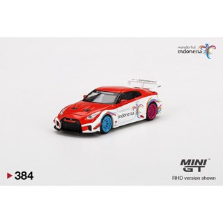 MINI GT 1/64 No.384 LB-Silhouette WORKS GT NISSAN 35GT-RR Ver.1 Wonderful Indonesia RHD MGT00384-R (แพ็คแขวน)