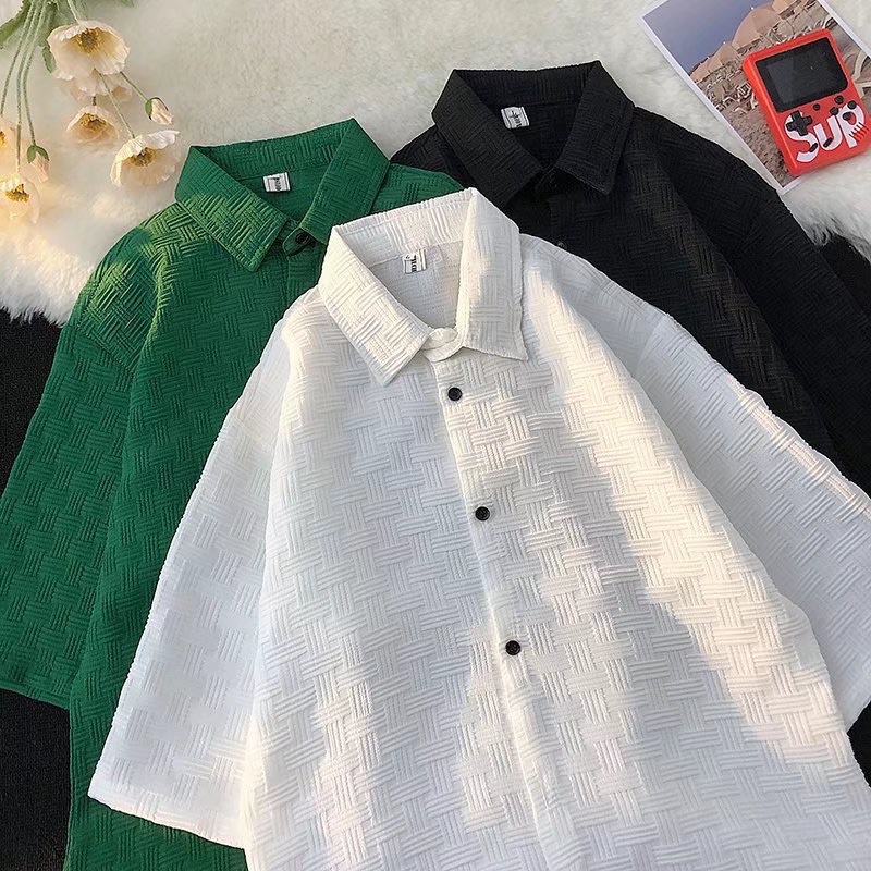 🔥พร้อมส่ง🔥เสื้อเชิ้ตโอเวอร์ไซซ์ สไตล์เกาหลี ( C86 )