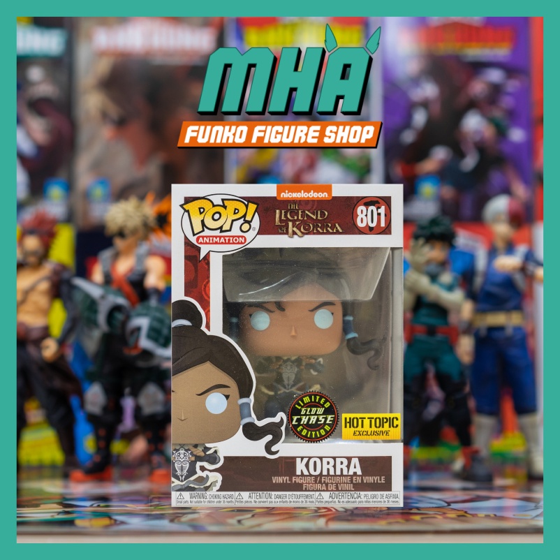 Funko Pop Animation ของแท้ Legend of Korra - Korra (Glow in The Dark) รุ่น Hot Topic Exclusive Chase