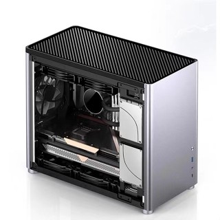 Jonsbo D30 Micro MATX/ITX เคสคอมพิวเตอร์ตั้งโต๊ะ อลูมิเนียมอัลลอย รองรับ ATX PSU 240/120 Water-Cooled 168 มม. CPU Cooler 355 มม.