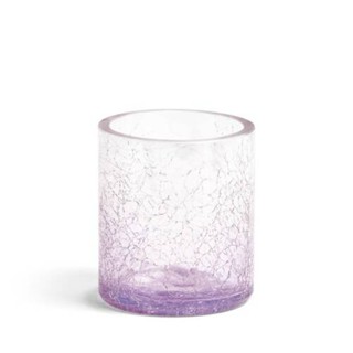 Votive Holder Savoy Purple Crackle