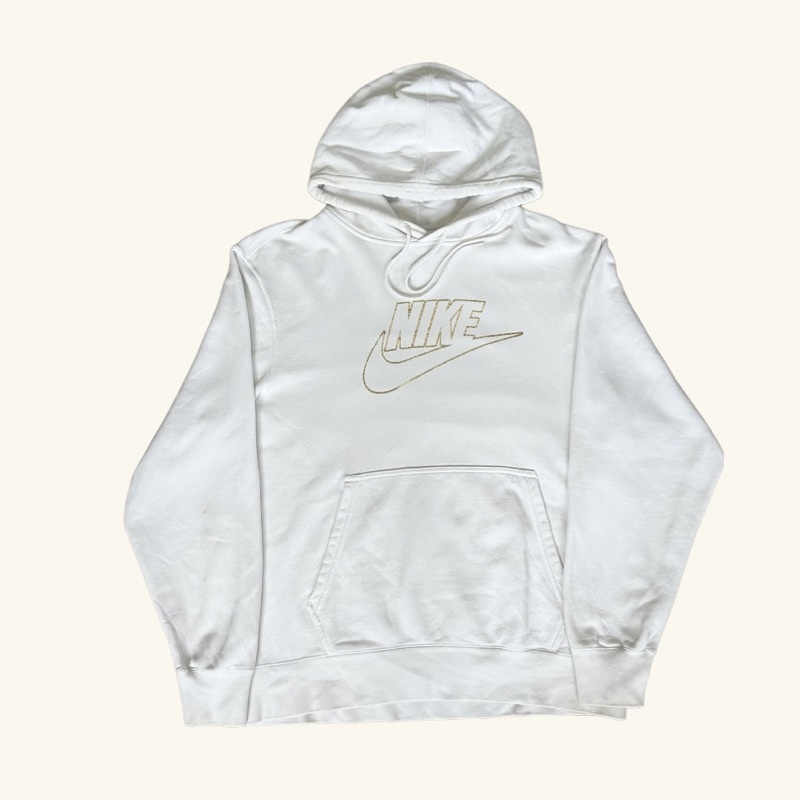 White Nike Hoodie Vintage